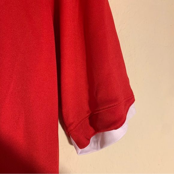 Nike red and white dri fit soccer jersey vogelsinger soccer academy small - Picture 6 of 6